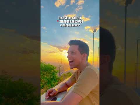 Esse vídeo saiu do Cristo de Senador Canedo/GO e chegou onde?