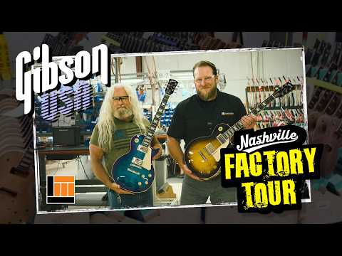 Gibson USA Factory 🎸 What�s REALLY Inside 👀 | Tour with Long & McQuade