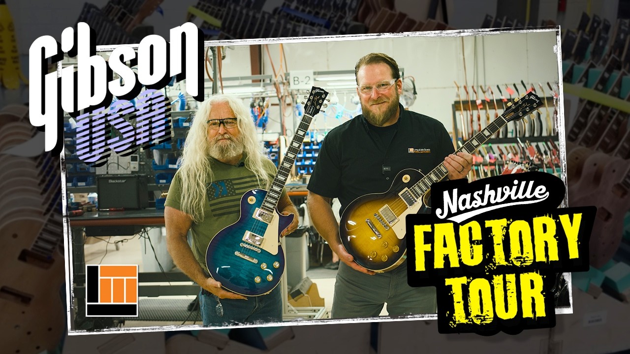 opens link to Gibson USA Factory 🎸 What�s REALLY Inside 👀 | Tour with Long & McQuade