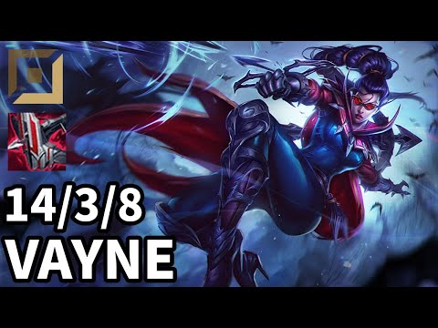 Vayne ADC vs Ashe - Ranked Master - Patch KR 12.16