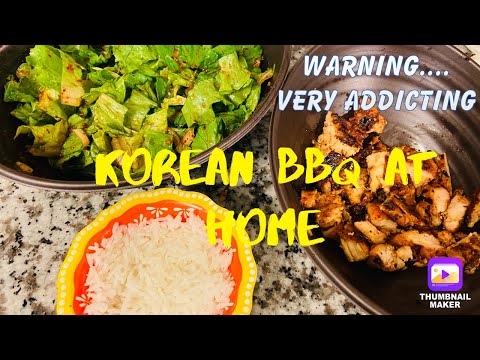 KOREAN BBQ at home(the LAZY way)+ dupe for IRON AGE salad dressing *must try*