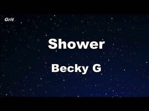 Shower - Becky G Karaoke 【No Guide Melody】 Instrumental