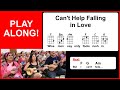 Can't Help Falling In Love, Ukulele Play Along