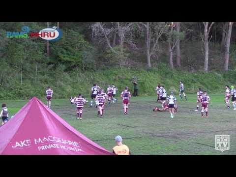 2017 NHRU Round 9 Premier 1 Highlights - Nelson Bay Gropers Vs Newcastle University