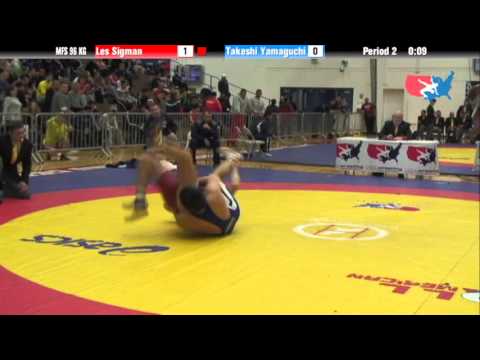 96 KG Round 1 - Les Sigman NLWC vs Takeshi Yamaguchi JPN
