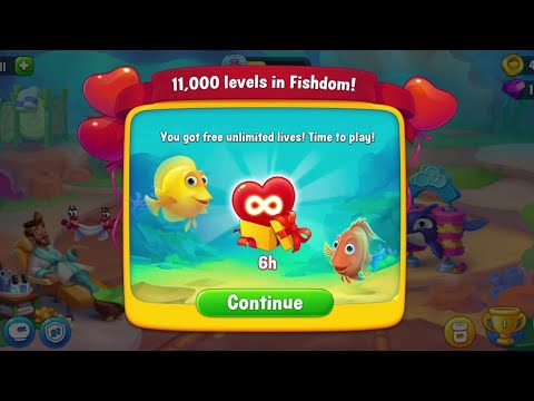 @Fishdom Bonus for Level 11k