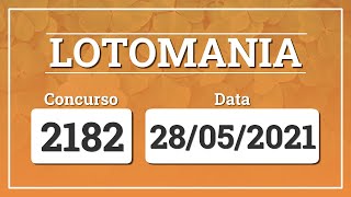 Capa de LOTOMANIA 2182