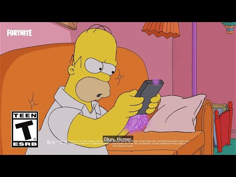 Fortnite The Simpsons 'Rift' Cinematic Short