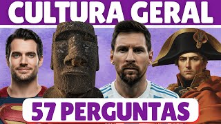 🧠 57 PERGUNTAS DE CONHECIMENTOS GERAIS para testar CONHECIMENTOS | QUIZ💡| Quiz 2025