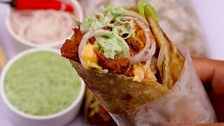 Chicken tikka paratha roll | chicken chutney roll | chicken tikka roll @FoodCreationsByMarryam
