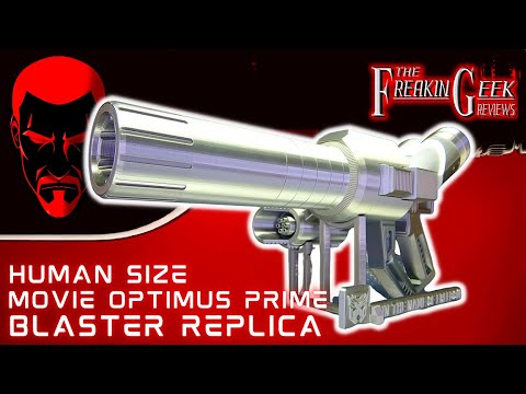 Human Size MOVIE OPTIMUS PRIME BLASTER REPLICA: EmGo's Transformers Reviews N' Stuff