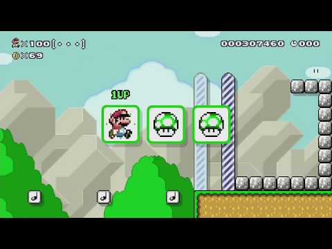 BEADED ABODE ~ Easy 100 Mario Challenge - Super Mario Maker - No Commentary 1bp