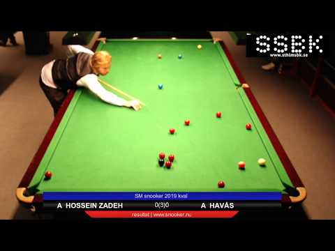SM Snooker qualifiers 2019 - A Hossein Zadeh v A Havås