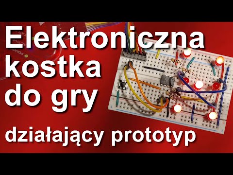 #9 Elektroniczna kostka do gry - działający prototyp. Mikrokontrolery PIC