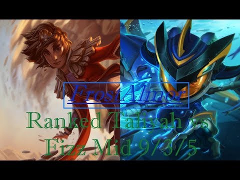 FrostAlmor ranked as Taliyah vs Fizz Mid - 9/3/5 S8