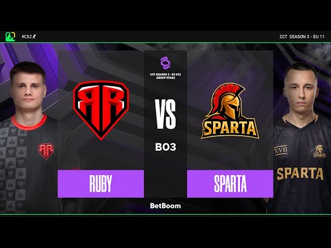 CCT Season 3 - EU #11 | Ruby vs Sparta | Fase de grupos | CS2