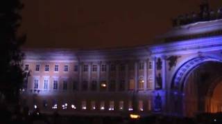 preview picture of video 'Проекционное шоу на Дворцовой площади'