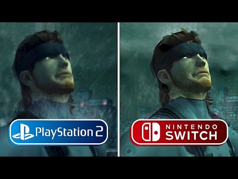Metal Gear Solid 2 Sons of Liberty - PS2 vs Nintendo Switch (Graphics Comparison)