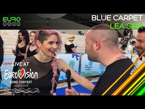Lea Sirk (Eurovision 2018 Blue Carpet interview) | Slovenia Eurovision 2018