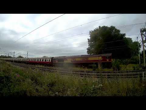 66068 & 66110 at Bamfurlong -The Cumbrian Freighter - 30th August 2021