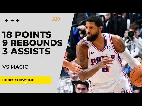 Paul George 18 Points, 9 Rebs, 3 Assists vs Magic I 25-26 NBA Season