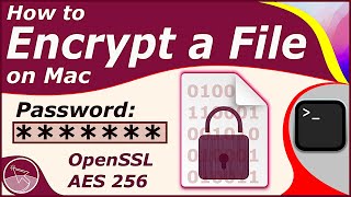 How to Encrypt and Decrypt Any File on Mac (Password-Protect) with Terminal OpenSSL - macOS Monterey