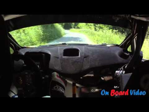 Cameracar rally di Alba 2015 Cantamessa-Bollito Ford Fiesta R5 Rottura semiasse
