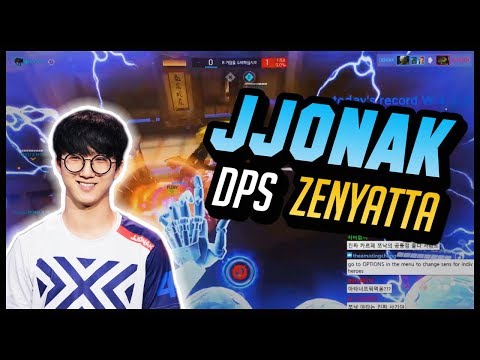 NYXL JJoNak #1 KR - World's Best Zenyatta ft. Carpe Destroying Ranked Match [ Season 12 Overwatch ]