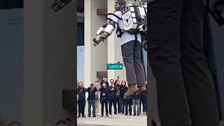 Tecnologia de traje voador estilo Homem de Ferro #realidadeimpressionante #ia #tecnologia