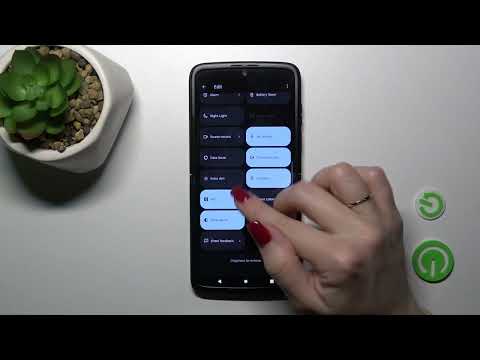 Motorola Razr 2022 - How To Edit Notification Panel Shortcuts