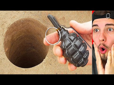 EXPERIMENT Granate VS. Untergrund