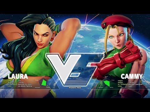 STREET FIGHTER V | Laura vs Karin Gameplay