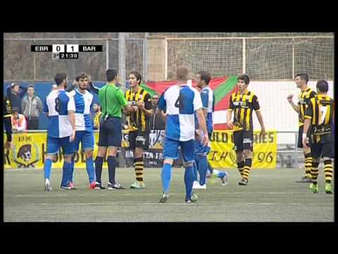 Segunda B 2015-16. Resumen CD Ebro 0 - Barakaldo 1
