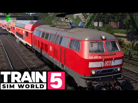 RE4 durch Wuppertal | BR 218 | Train Sim World 5