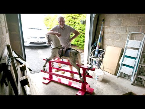 YouTube video about: How to restore a wooden rocking horse?