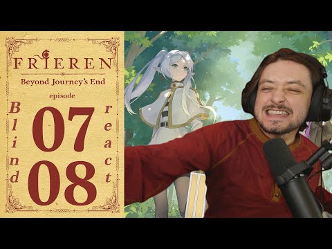 Teeaboo Reacts - Frieren Episodes 7 + 8 - Demon Slayer