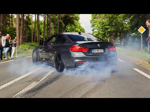 Modified BMW's Arriving At BIMMERFEST 2025 Ep. 1 - Drifts, M4 Competition, M5 E60, M140i And More!