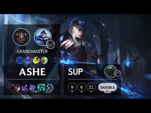 Ashe Support vs Pyke - EUNE Grandmaster Patch 10.14