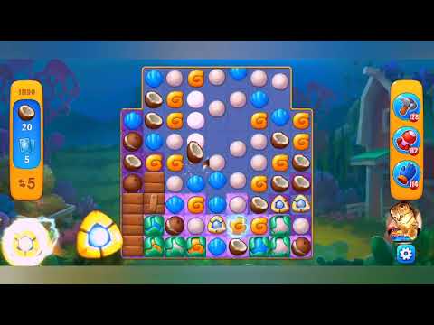 фишдом 2023  #  11190 уровень - прохождение без бустеров # Fishdom,   11190  level - no Boosters.