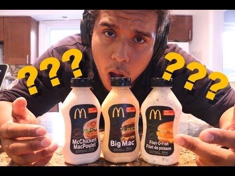 MCDONALD'S SECRET SAUCE BOTTLES !! Big MAC Sauce !!...