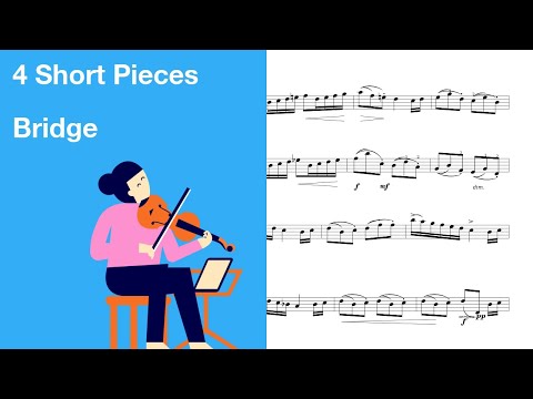 Bridge - 4 Short Pieces H.104 - 4. Country Dance [Violin Sheet Music]