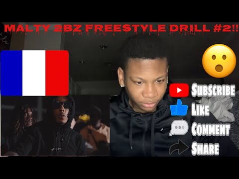 French Rap Reaction MALTY 2BZ - Freestyle Drill #2 ( CLIP OFFICIEL ) AMERICAN REACTION