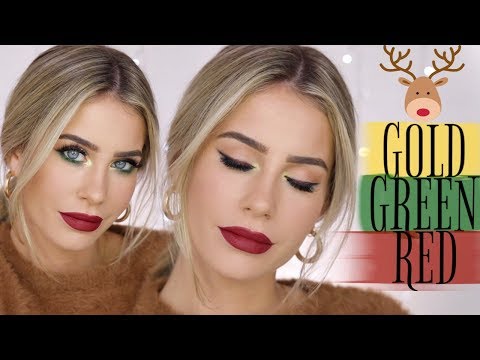 Video Thumbnail: MAKE-UP LOOK in Weihnachtsfarben schminken?!??? | MRS. BELLA