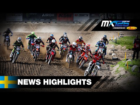News Highlights | EMX125 Presented by FMF Racing | MXGP of Sweden 2023 #MXGP #Motocross