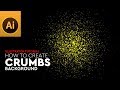 How To Create Crumbs Abstract Background Design In Adobe Illustrator