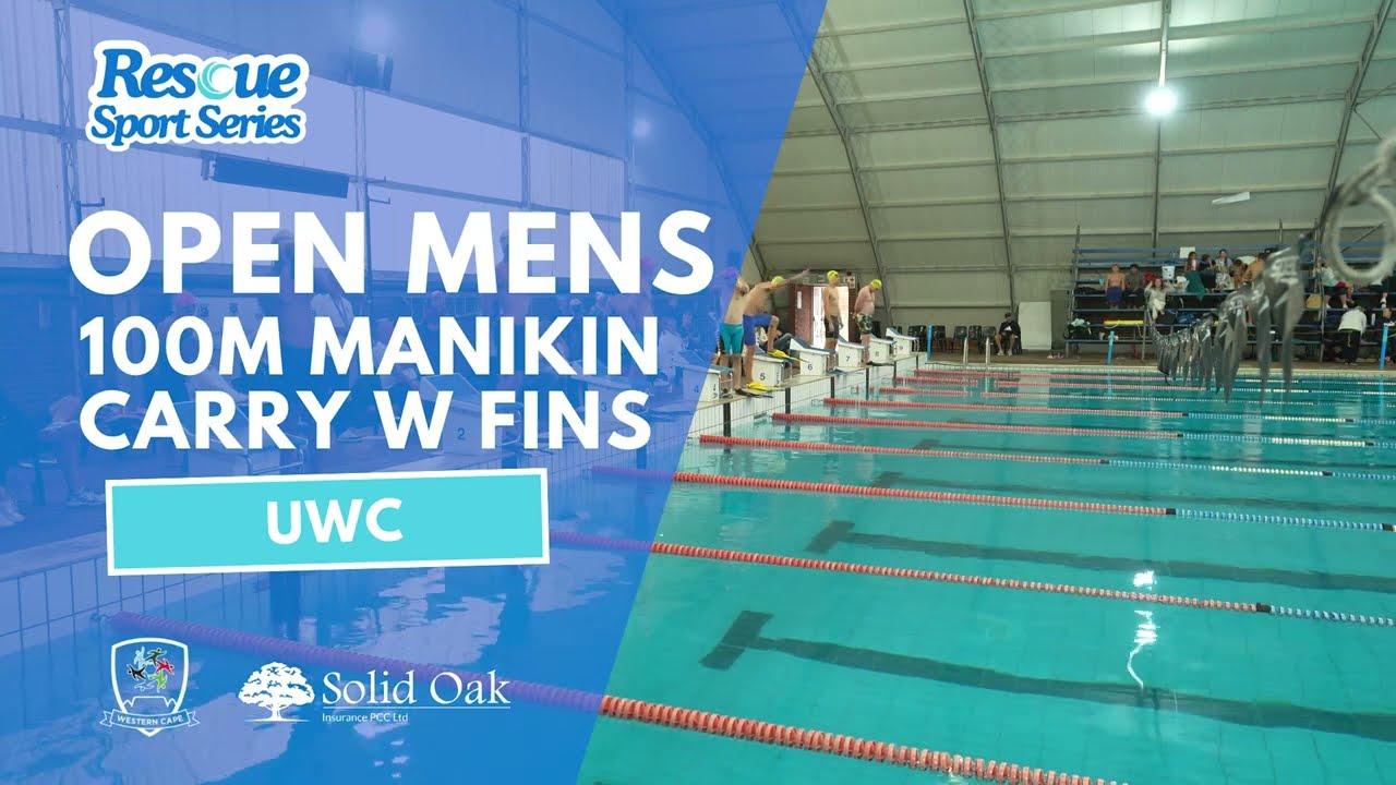 Open Men 100M Manikin Carry with Fins | Lifesaving Rescue Sport Series | Full Commentary