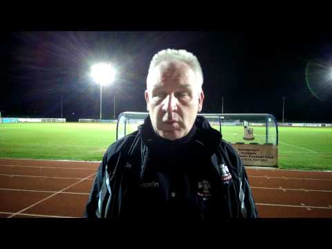 Enfield Town 2 vs Lewes 1: Garry Wilson's reaction