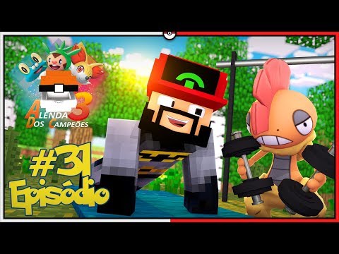Minecraft A Lenda dos Campeões 3 #31 - O Treinamento do nosso Scrafty [Pixelmon]