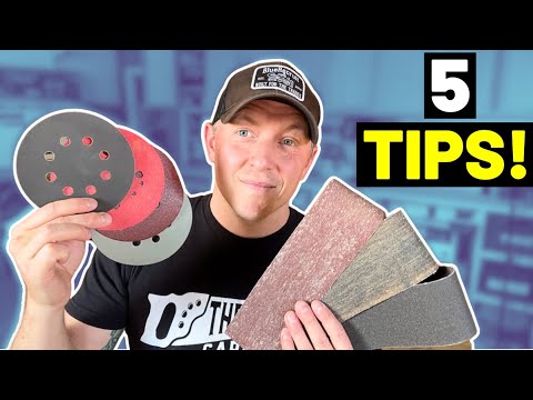 Make SANDPAPER Last Longer! (5 TIPS + HACKS To Save Money On Sandpaper)