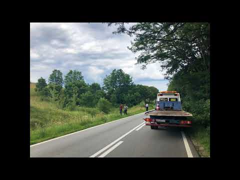 Accident manstire Brebu  dn58 Resita Caransebes